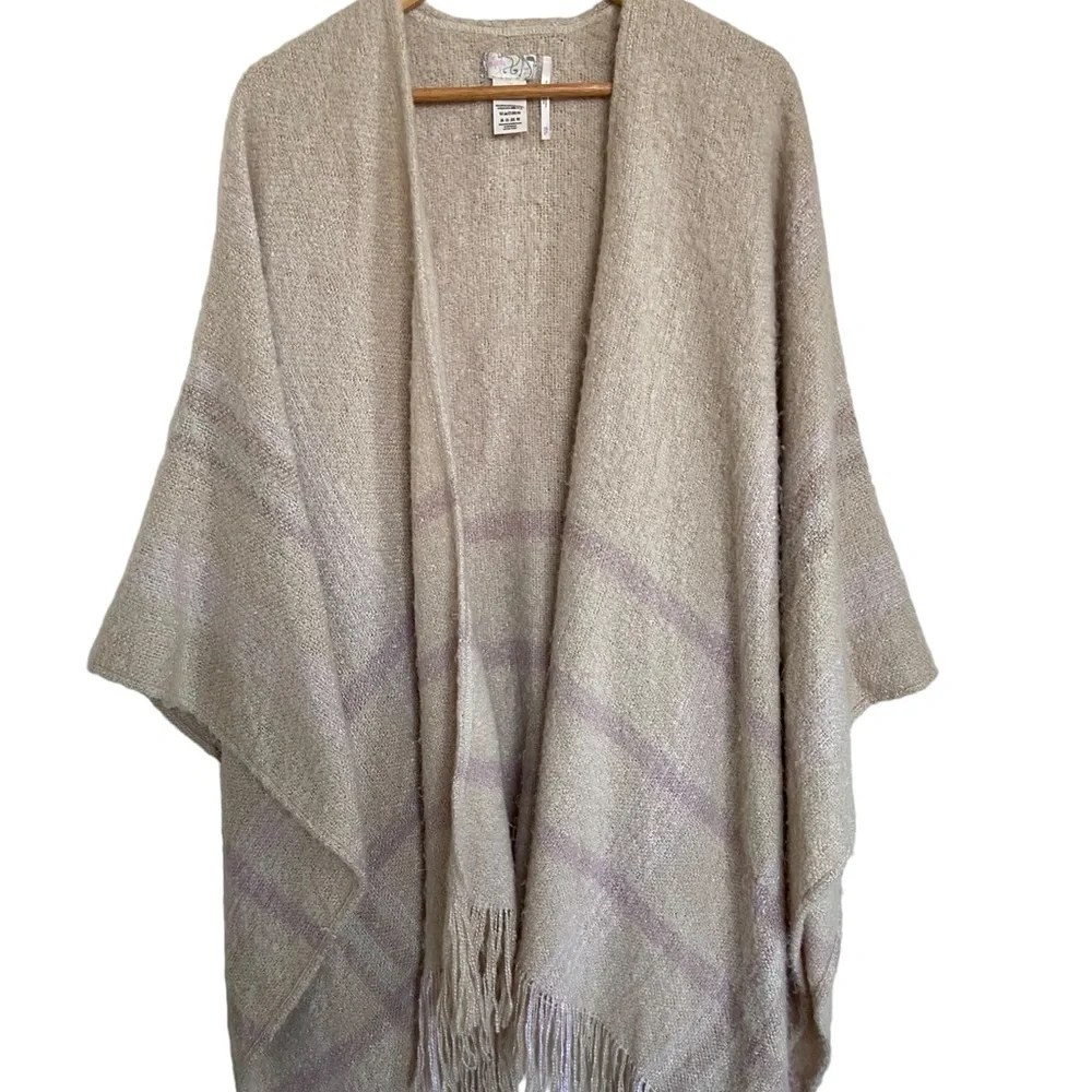 Free People Brighton Brushed Plaid Kimono